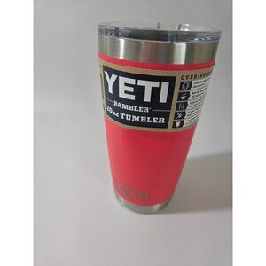 Yeti Rambler 20 Oz Tumbler With MagSlider Lid Stainless Steel DuraCoat Pink